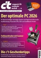ct Magazin fuer Computertechnik 26/2025